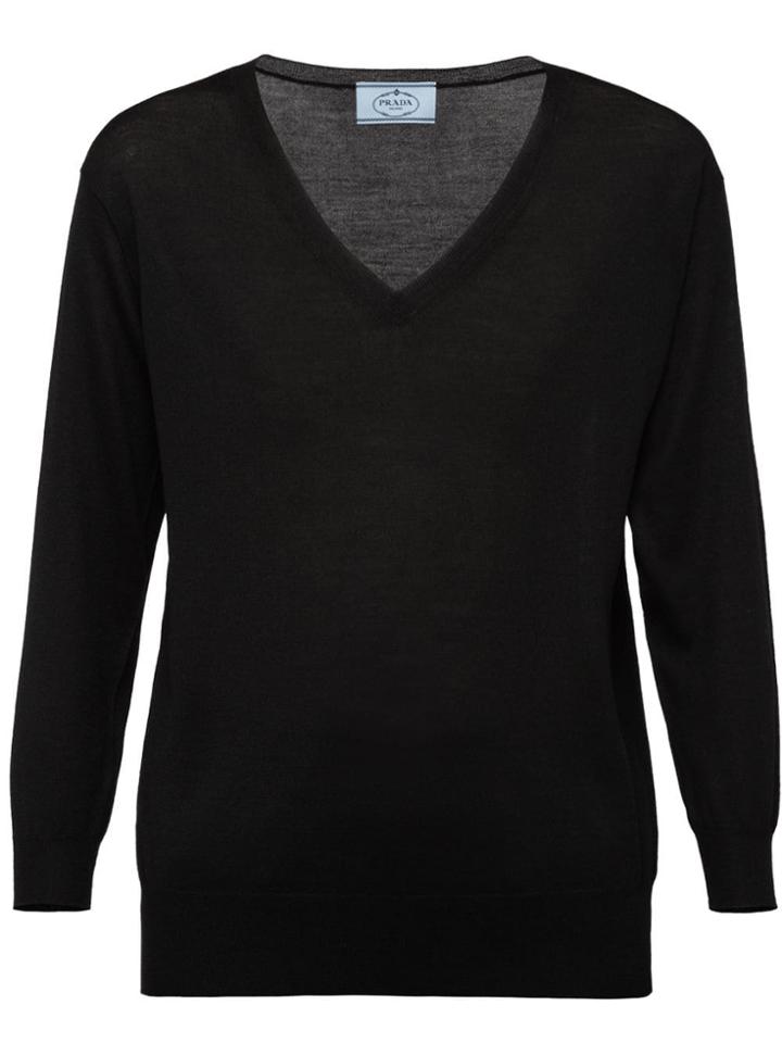 Prada Merino Wool Sweater - Black