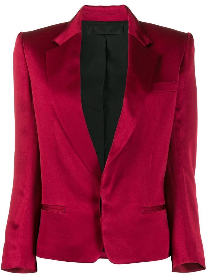 Haider Ackermann Colour Block Blazer - Red