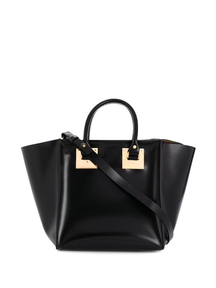 Sophie Hulme Albion Cube Shoulder Bag - Black