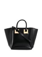 Sophie Hulme Albion Cube Shoulder Bag - Black