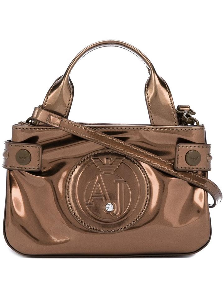 Armani Jeans Metallic Mini Tote