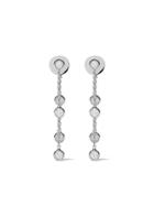 De Beers 18kt White Gold My First De Beers Five Diamond Earrings