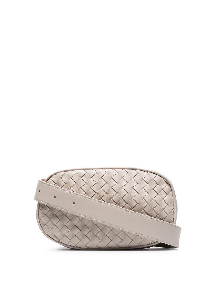 Bottega Veneta Taupe Intrecciato-woven Leather Belt Bag - Neutrals