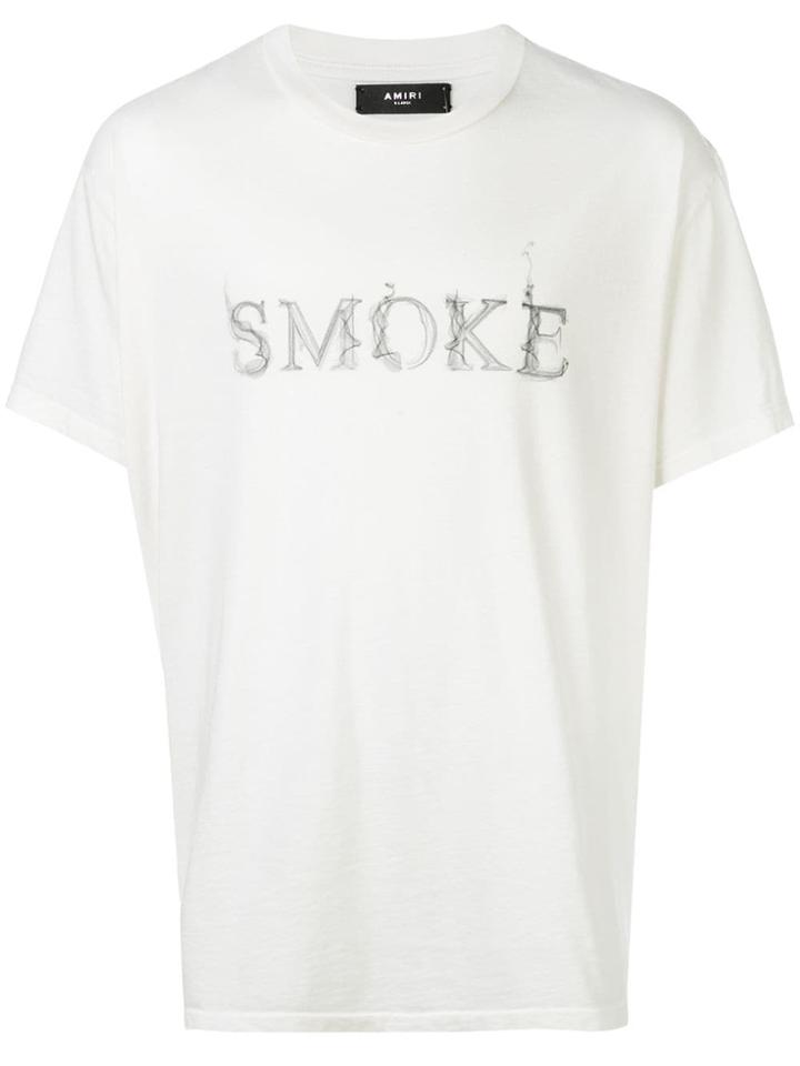 Amiri Smoke T-shirt - White