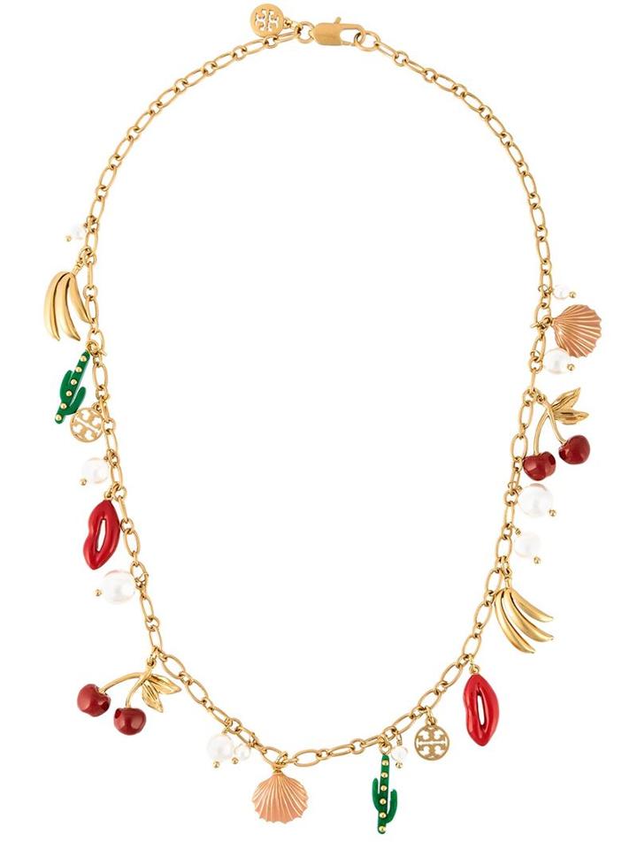 Tory Burch 'sylvan' Necklace, Women's, Metallic