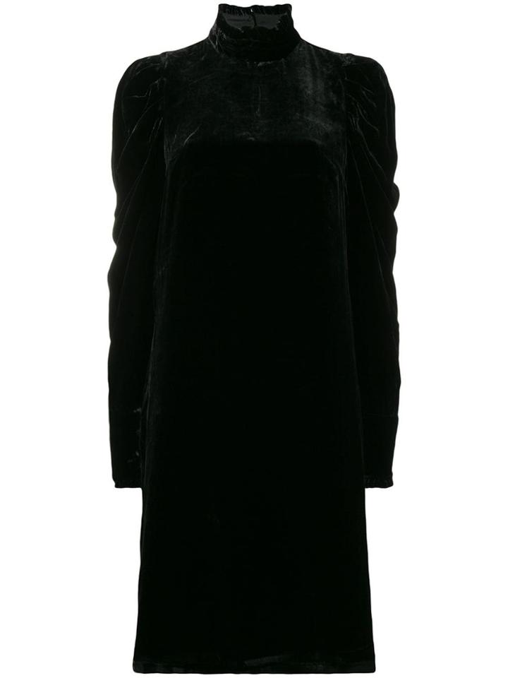 Ulla Johnson Velvet Turtleneck Dress - Black