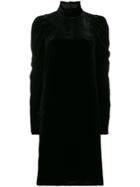 Ulla Johnson Velvet Turtleneck Dress - Black
