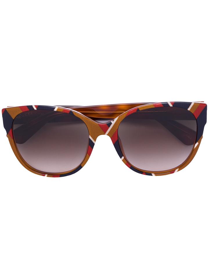 Gucci Eyewear Sylvie Web Sunglasses - Black
