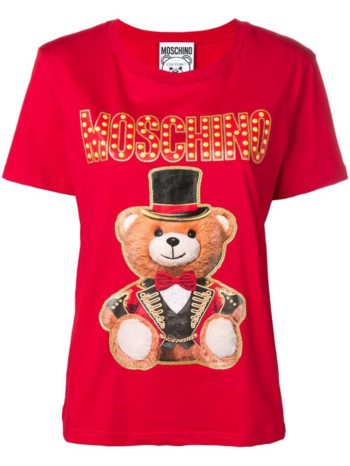 Moschino Teddy Circus T-shirt - Red