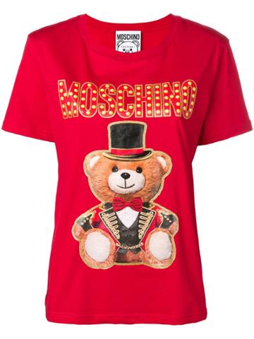 Moschino Teddy Circus T-shirt - Red