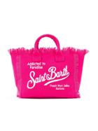Mc2 Saint Barth Logo Fringed Tote - Pink