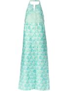 Courreges Vintage Printed Evening Dress