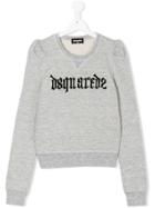 Dsquared2 Kids Puff Sleeve Sweatshirt - Grey
