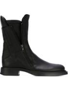 Ann Demeulemeester Side Zip Boots, Men's, Size: 44, Black, Leather