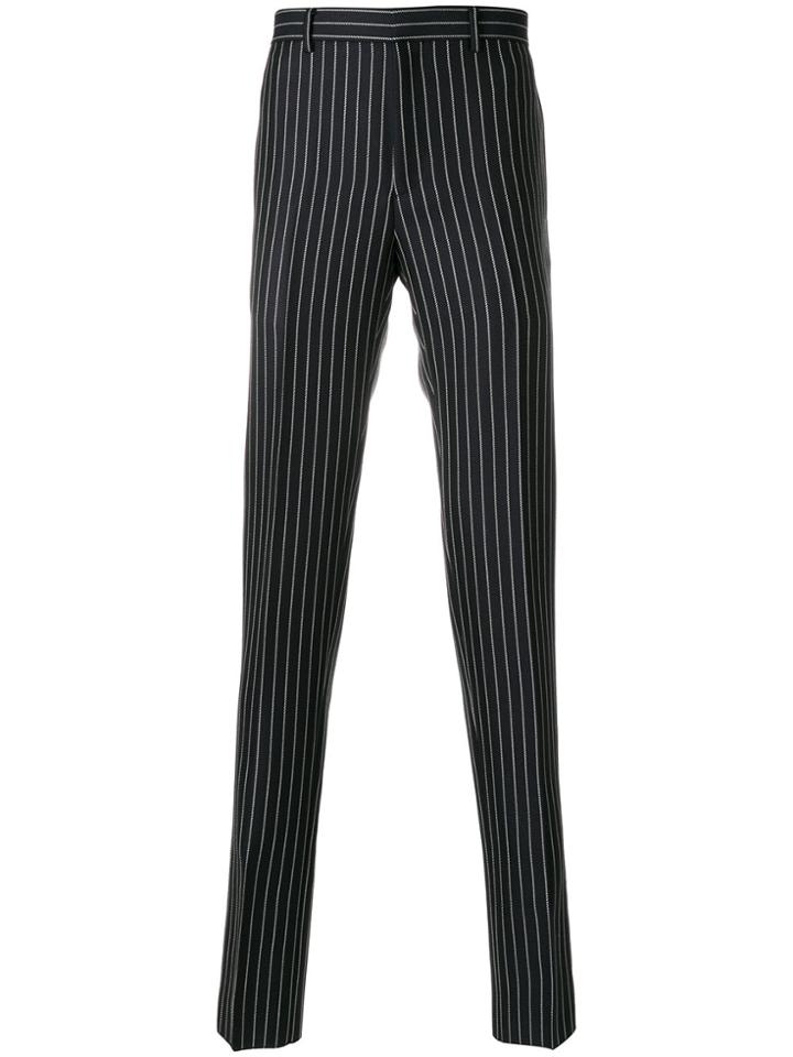 Givenchy Broken Stripe Tailored Trousers - Black