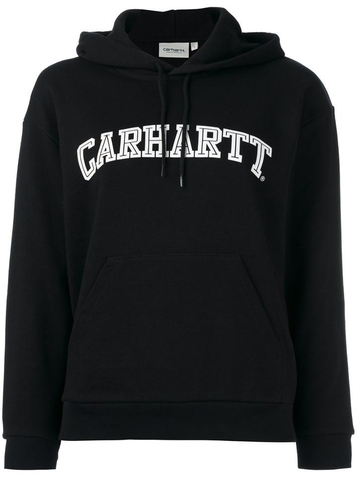 Carhartt Logo Hoodie, Women's, Size: Medium, Black, Cotton