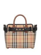 Burberry The Mini Vintage Check Triple Stud Belt Bag - Neutrals