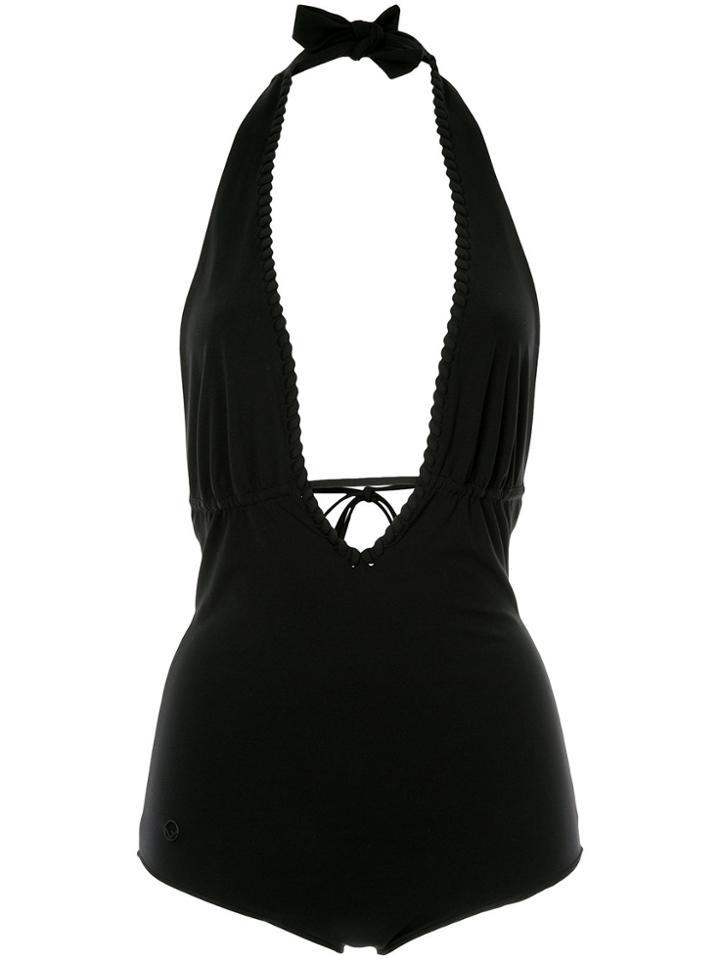 Fendi Halter-neck One-piece - Black