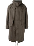 The Reracs - Hooded Coat - Men - Nylon/polyester - V, Green, Nylon/polyester