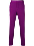 Calvin Klein Mid-rise Tailored Trousers - Purple