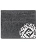 Fendi Logo Patch Cardholder - Black