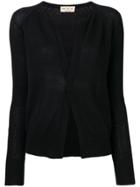 Ma'ry'ya Long-sleeve Fitted Cardigan - Black