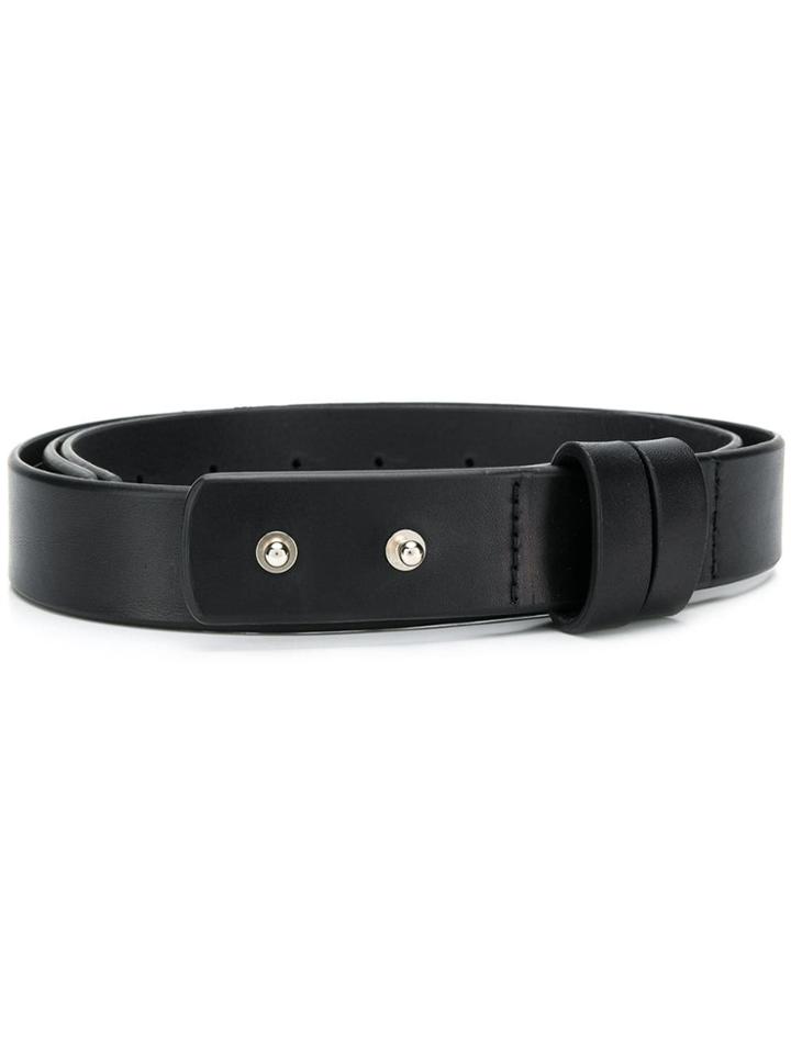 Neil Barrett Classic Adjustable Belt - Black