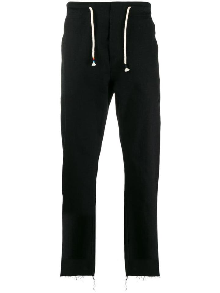 The Silted Company Drawstring Wide-leg Trousers - Black