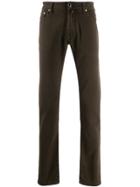 Jacob Cohen Straight-leg Chino Trousers - Brown