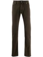 Jacob Cohen Straight-leg Chino Trousers - Brown