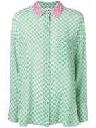 Essentiel Antwerp Shitaytay Patterned Shirt - Green