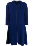 Antonelli Zip-up Flared Dress - Blue