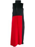 Y's Roll Neck Dress - Red