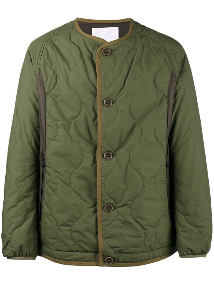 White Mountaineering Primaloft Quilted Jacket - Green