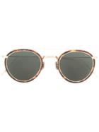 Eyevan7285 Tortoiseshell Round Frame Sunglasses - Brown