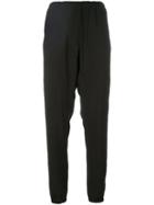 Wunderkind - Classic Sweatpants - Women - Polyester/triacetate - 40, Women's, Black, Polyester/triacetate