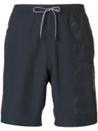 Boss Hugo Boss Brand Embossed Swim Shorts - Blue