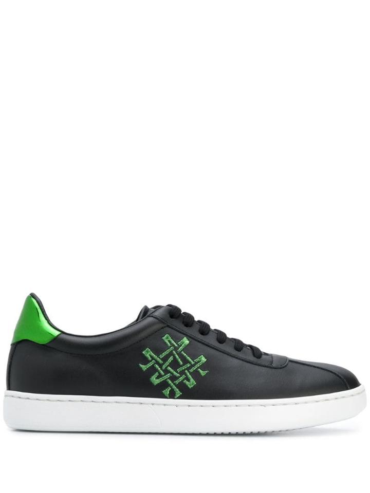 Mr & Mrs Italy Logo Low-top Sneakers - Black