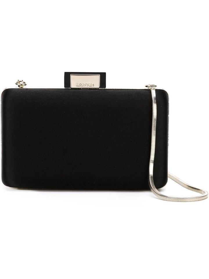 Lanvin Rectangular Clutch - Black