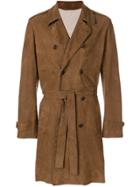 Salvatore Santoro Double Breasted Trench Coat - Brown