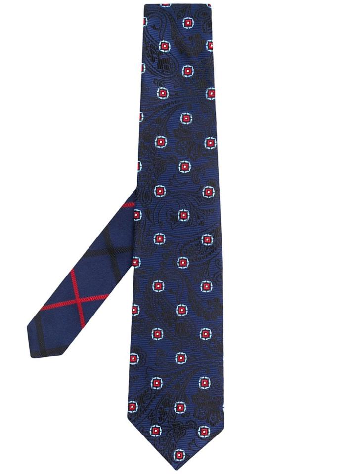 Etro Paisley-jacquard Tie - Blue