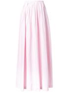 Michael Kors Long Pleated Skirt - Pink & Purple