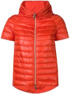 Herno Short Sleeve Padded Jacket - Orange