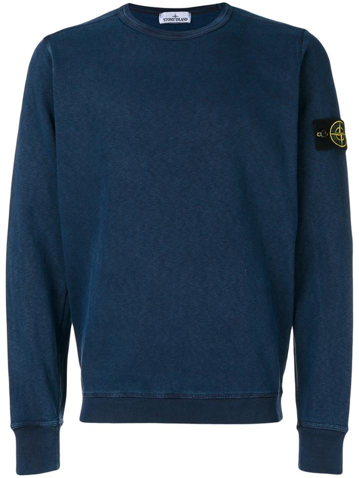 Stone Island Crew Neck Jumper - Blue