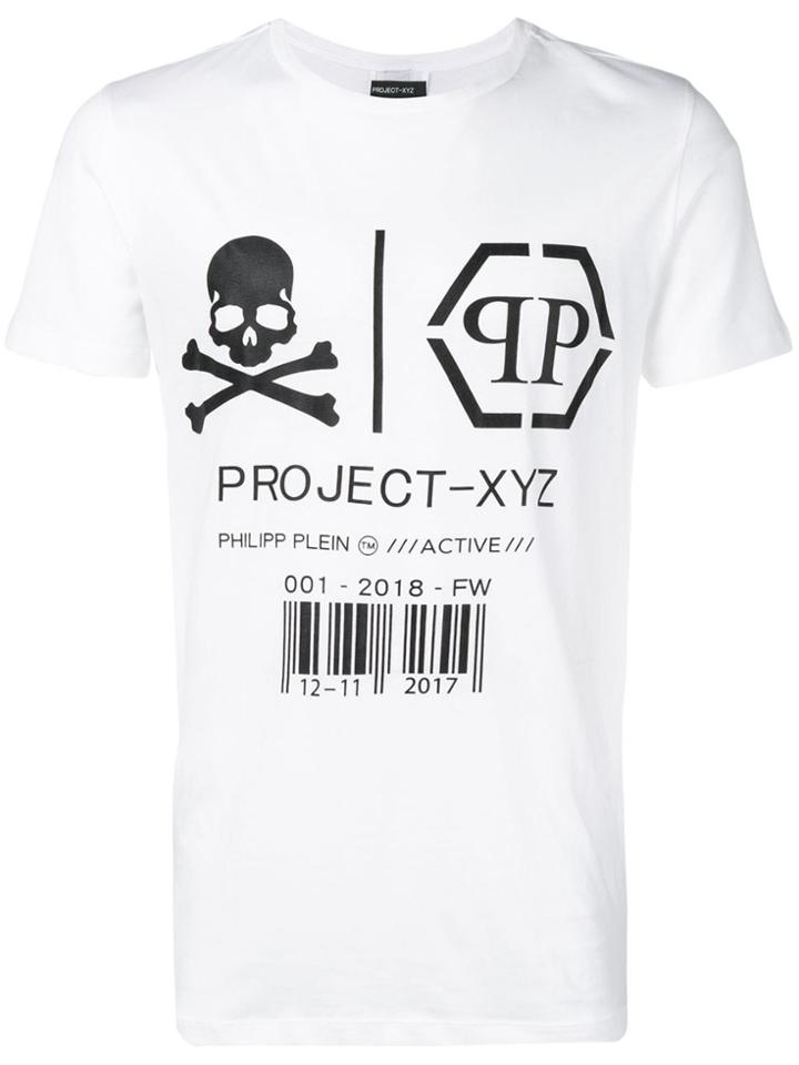 Philipp Plein Xyz Skull And Tiger T-shirt - White