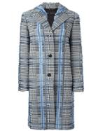 Versace Jacquard Fil Coupé Coat - Multicolour