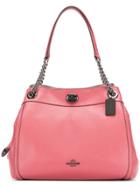 Coach Chain Handle Tote - Pink & Purple