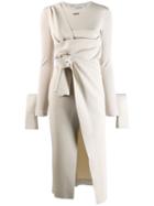 Off-white Knot Detail Dress - Neutrals