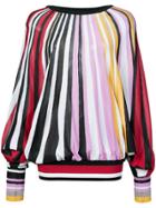 Carolina Herrera Striped Loose Blouse - Multicolour