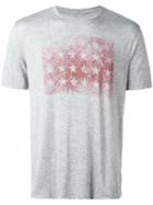 John Varvatos Faded Star Print T-shirt, Men's, Size: Xl, Grey, Viscose/spandex/elastane